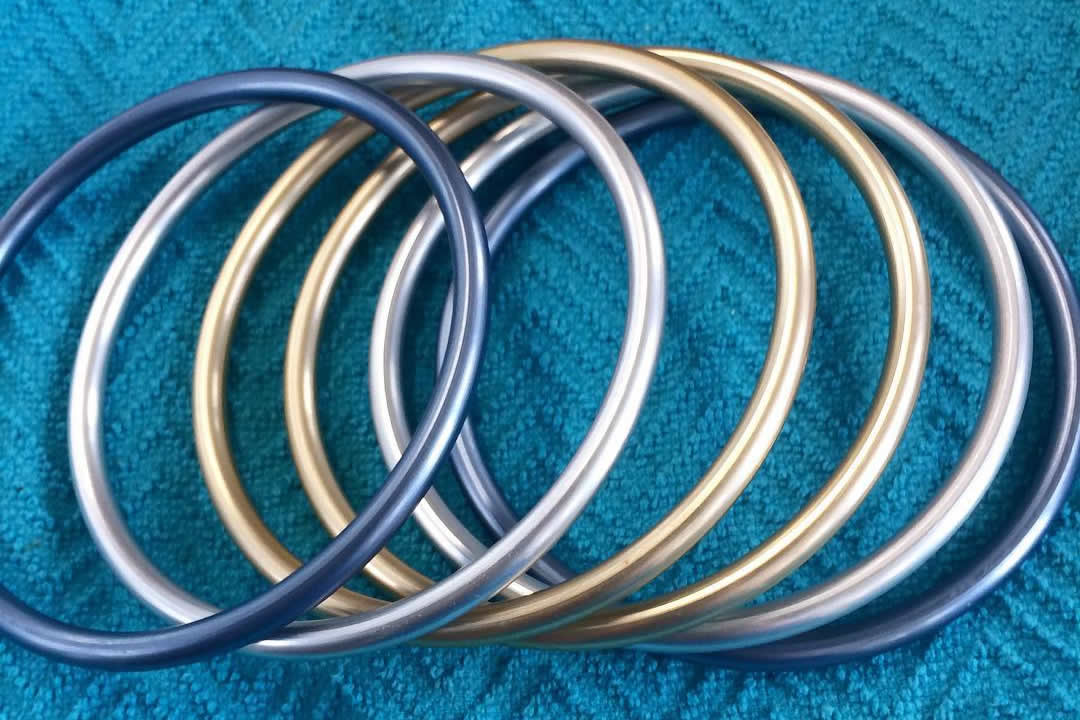 * Zertifizierte Aluminium Ringe paar für Baby Tragetuch-Sling 4 Größen-Nicerings 